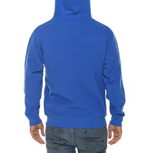 Sweat à capuche pour homme, entièrement zippé, doublé en polaire, respirant, écologique, couleur bleue, coton, style décontracté (S-5XL) - Product Image 2