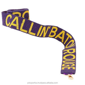 Callin Baton Rouge Beaded <b>Strap</b> Handmade <b>Adjustable</b> Shoulder Belt Crossbody Bag Embroidery Fashion Custom Accessory - Product Image 1