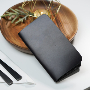Porte-comptes en cuir véritable pour restaurant, avec logo personnalisé, présentoir de factures pour serveur, dossier de factures LBH-0073 - Product Image 5