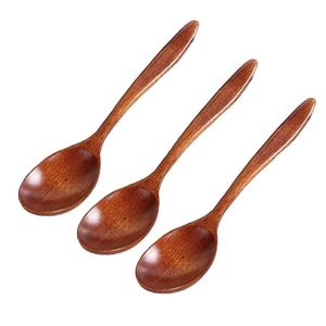 Handmade Acacia Wooden Long Handle Spoons for Cooking Utensils Kitchenware Tableware Wood Business Accessory - Product Image 3