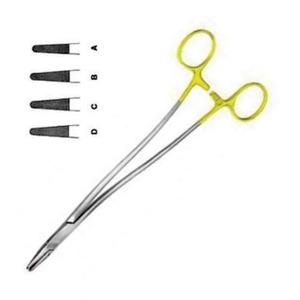 Bozeman Manual Dental Needle Holder Surgical Instrument 4 Jaw Positions Ergonomic Grip CE Certified Class I - Product Image 2