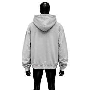 Grey Graphic Hoodie Hyper Style Star Print Oversized Streetwear Pullover Sweatshirt <b>Y2K</b> Urban Fashion Casual Unisex Hooded <b>Top</b> - Product Image 2