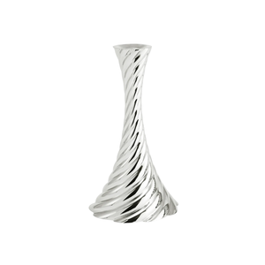 Wholesale Modern Silver Finish Candle Holder <b>Cast</b> Aluminum Home Decorative Candle Stick Holder Handmade Customized - Product Image 3