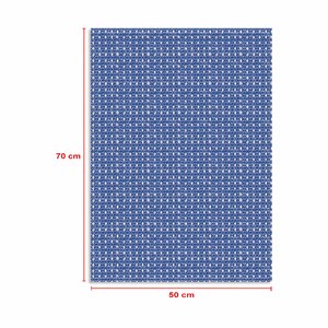 Serviettes de cuisine de qualité supérieure, séchage rapide, écologiques, blanches et bleues, motif gaufré, en coton, provenant d'Inde - Product Image 5