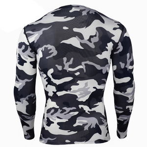 Men's Compression Workout <b>Shirt</b> Athletic Performance Top Stretch Fit Breathable Quick Dry <b>Moisture</b> <b>Wicking</b> Gym Running Sports - Product Image 2