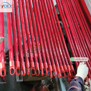 120cm*2.2cm Straight Eucalyptus Wooden Broom Handle PVC Color Coated with Screw - Product Image 3