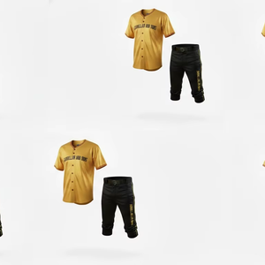 Wholesale High Performance <b>Baseball</b> Uniform Custom Team Jersey <b>Set</b> Breathable Lightweight Athletic Sportswear - Product Image 6
