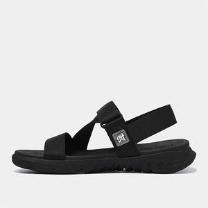 Sandalias Deportivas Unisex Casuales con Punta Abierta, Estilo con Correa Elástica y Banda Trasera Negra para Todas las Temporadas - Product Image 4