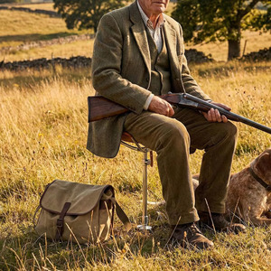 Wholesale <b>leather</b> hunting <b>stool</b> portable camping <b>stool</b> OEM supplier custom logo premium export quality outdoor furniture - Product Image 6