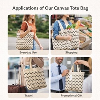 Sac de courses en toile de coton biodégradable réutilisable et écologique avec poignées, couleurs personnalisables, imprimé en sérigraphie