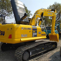 Excavatrice d'occasion Komatsu PC240LC en bon état, excavatrice hydraulique sur chenilles d'occasion à vendre