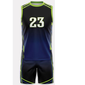 Conjunto de Pantalones Cortos y Camiseta de Baloncesto Universitario para Hombre, al por Mayor, Duradero, Transpirable, de Poliéster, Ropa Deportiva de Entrenamiento, Tallas Grandes, Conjunto de Verano - Product Image 2