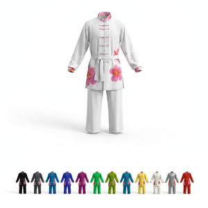 Pro Felt Customized Tai Chi Uniform for Kung Fu Martial Arts Practice Lightweight Breathable Cotton <b>Blend</b> Sublimation Uniform - Product Image 1