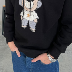 เสื้อฮู้ดดี้ผู้ชายผ้าเชนิลล์ปักลาย ทนทาน ซักง่าย ไม่ยับ สวมใส่สบาย ดีไซน์ล่าสุด - Product Image 6