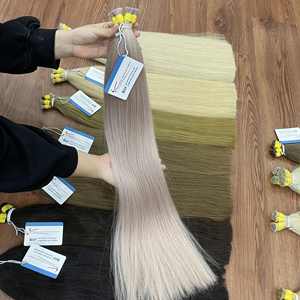 Pelo trenzado preestirado de alta calidad de 22 a 30 pulgadas, mechones sedosos sintéticos rectos de hueso, gran oferta - Product Image 4