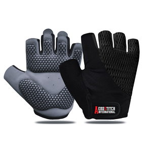 Wholesale Fitness Weightlifting <b>Gloves</b> Lightweight Breathable Gym Mitts Half Finger Workout Powerlifting Bodybuilding <b>Gloves</b> - Product Image 1