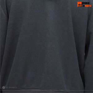 เสื้อฮู้ดซิปผู้ชายทรงโอเวอร์ไซส์ สีเทา สไตล์สตรีทแวร์ ลายพิมพ์ลวดหนาม ทรงปกติ มีโลโก้ด้านหน้า เหมาะสำหรับใส่ในฤดูใบไม้ร่วง - Product Image 6