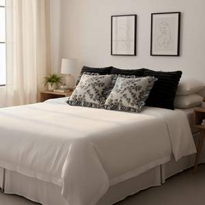 SOGA 5PC Elegant Medieval Style Gray Floral Ruffle Pillowcase Set Raised <b>Velvet</b> for Sofa and Bed <b>Cushion</b> <b>Covers</b> - Product Image 5