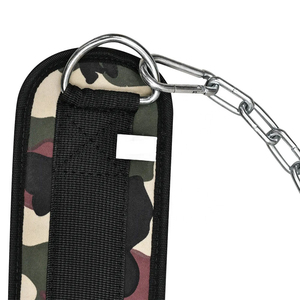 Cinturones de Entrenamiento con Cadena Metálica y Logotipo Personalizado al por Mayor, Cinturones de Fitness para Levantamiento de Pesas y Fisicoculturismo, de EVA, Neopreno y Cuero Vacuno - Product Image 6