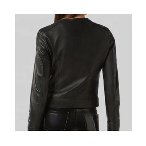 Veste de moto en similicuir pour femme à prix raisonnable, imperméable, coupe-vent, séchage rapide, dernière collection, vêtements d'extérieur élégants et tendance - Product Image 4