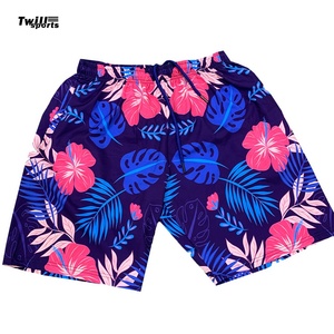 Shorts de bain décontractés pour hommes, style vacances hawaïennes, imprimés en 3D, avec cordon de serrage, respirants, pour l'été 2026 - Product Image 1