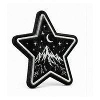 Dernières conceptions de patchs tissés, étiquettes en tissu avec logo personnalisé, accessoires de mode pour vêtements, patchs tissés