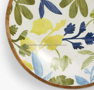 Tazón para Servir Ecológico de Madera Natural con Diseño Náutico para Ensaladas y Frutas, Hecho a Mano por ARTISAN CRAFT, Recuerdo - Product Image 5