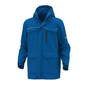 Detachable Two-Piece Winter Work <b>Jackets</b> Set Windproof Heavy <b>Worker</b> Coat with Hooded Customized Workwear <b>Jackets</b> - Product Image 2