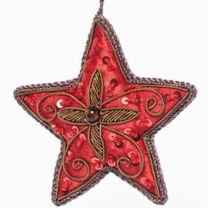 Charme de Noël en mouton laineux fabriqué à la main avec signe du Pays de Galles broderie de visage détaillée bordure dorée élégante parfaite pour les vacances - Product Image 6