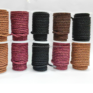 เชือกหนังถักกลม 12 เส้น ชุบเงิน 925 สำหรับทำสร้อยคอ จำหน่ายส่งในปริมาณมาก - Product Image 1