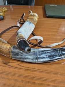 แตรวิคกิ้งทำมือจากเขาควายคุณภาพเสียงระดับพรีเมียม แตรสัญญาณยุคกลาง ขัดเงา เป็นมิตรกับสิ่งแวดล้อม รูปทรงธรรมชาติ งานศิลปะ - Product Image 3