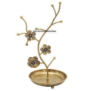 Présentoir Organisateur Doré Gain de Place pour Colliers, Bracelets, Boucles d'Oreilles, Bagues – Support de Rangement pour Bijoux sur Coiffeuse - Product Image 6