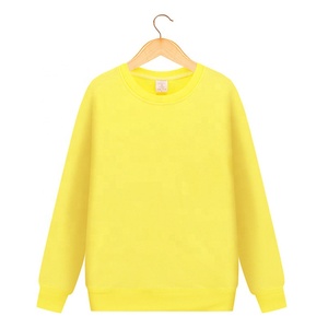 Sudadera de Cuello Redondo para Mujer, 100% Algodón, Tejido de Punto, Color Sólido, Manga Larga, Corte Regular, para Otoño - Product Image 2