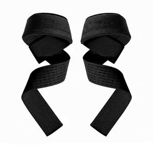 Lamron Weightlifting Wrist Straps Adjustable Breathable Reusable Heavy Fabric Support Body Building Gymnastics <b>Strength</b> <b>Training</b> - Product Image 6