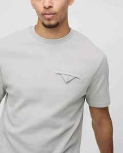 Camiseta de Hombre de Gran Tamaño y Corte Holgado de la Mejor Calidad, 200g, 100% Algodón, Impresión Digital Personalizada con Logotipo, Venta al Por Mayor, Estilo Hip Hop - Product Image 2