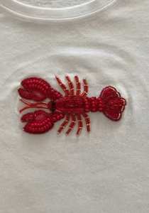 T-shirt brodé en coton biologique pour femme, fait main, de qualité supérieure, idéal comme cadeau, disponible en gros - Product Image 6