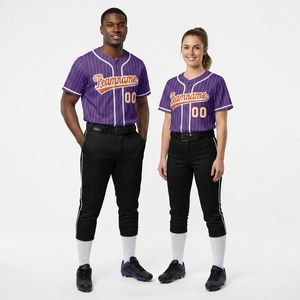 Camiseta de Softbol Personalizada con Dos Botones, Sublimada, para Béisbol, Unisex, Diseño Personalizado - Product Image 2