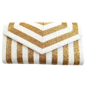 Nuevo Bolso de Mano Bordado con Cuentas, Diseño de Colores Mixtos de Lujo, Forma Personalizada para Regalo de Novia MD - Product Image 6