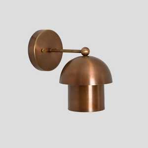 Applique Murale Moderne en Laiton, Design Dôme Rond, Luminaire d'Intérieur, Décoration Maison et Bureau, Finition Durable Amovible, Sympathy Diwali - Product Image 2