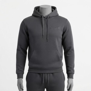 Ensemble de survêtement sportif élégant pour hommes, tenue athlétique confortable en 2 pièces pour les séances d'entraînement à la salle de sport, la course à pied, le jogging, la musculation - Product Image 1