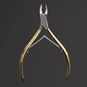 Coupe-cuticules professionnel en acier inoxydable à ressort, outil de soin des ongles portable pour salon, haute précision - Product Image 4