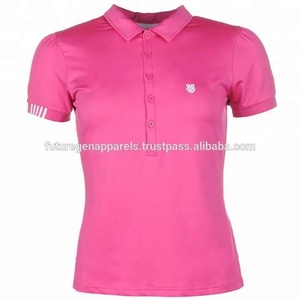 Camisas Casuales de Mujer con Logotipo Personalizado, 17 Colores, 180g, Nailon/Algodón Transpirable, Manga Corta, para Golf - Product Image 5