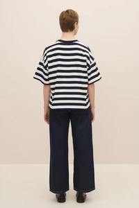Women's Short Sleeve Cotton Jersey T-Shirt Casual Solid Color Regular Fit Knitted Plain Dyed <b>Top</b> - Product Image 3