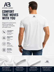 T-shirt décontracté à manches courtes 100 % coton pour homme de la marque AMY, coupe classique, personnalisable avec logo, vente en gros - Product Image 2