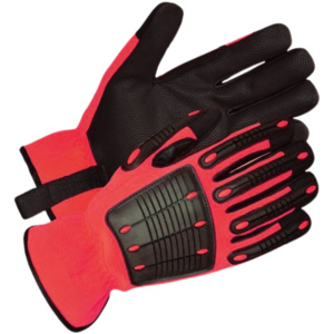 High Quality Construction Safety Gloves Amara Synthetic Leather Heat Resistant Fire Proof Reinforced Hand Arm Protection - Product Image 6