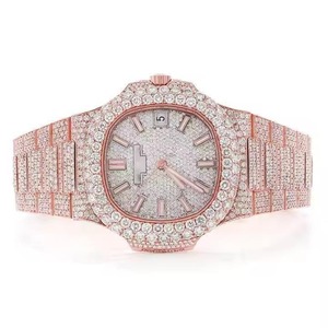 Reloj Mecánico de Lujo con Moissanita, Probador de Diamantes, Reloj Iced Out para Hombre, Bisel de Acero Inoxidable, Reloj de Rapero con Diamantes VVS - Product Image 2