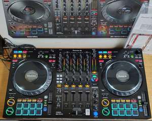 New arriver DDJ FLX10 W 4 Channel rekordbox Serato DJ Controller White w Silver <b>Case</b> - Product Image 1