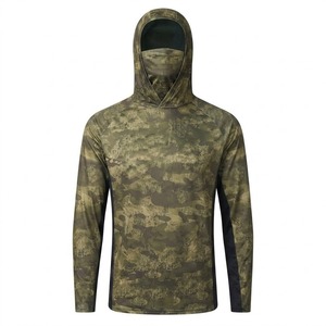 Sweat à capuche de pêche pour homme, manches longues, couleur unie, sublimation personnalisée, anti-UV 50+, séchage rapide, respirant, pull-over, vêtements d'extérieur pour adulte - Product Image 1