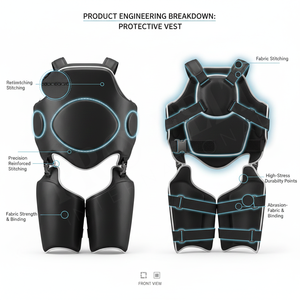 Protector de Pecho con Logotipo Personalizado, Correas Ajustables, para Artes Marciales, MMA, Taekwondo, Boxeo y Entrenamiento, Chaleco de Seguridad - Product Image 2