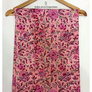 Tela de Algodón Cambray Estampada a Bloques 60x60, Tela de Algodón con Estampado Tradicional Jaipuri - Product Image 6